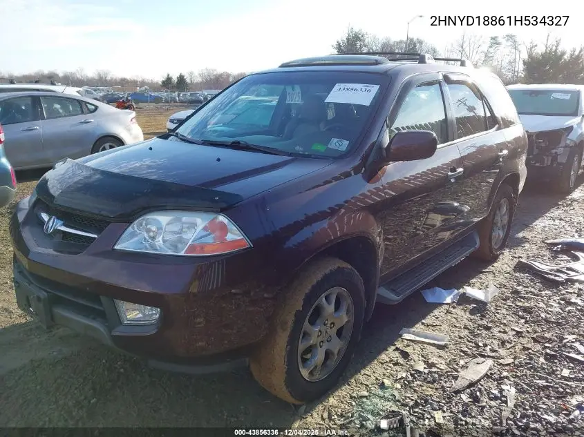 2HNYD18861H534327 2001 Acura Mdx
