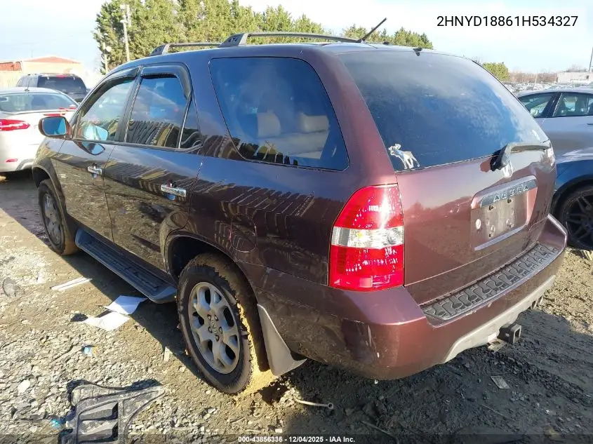 2HNYD18861H534327 2001 Acura Mdx