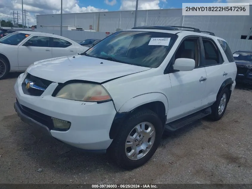 2HNYD18222H547296 2002 Acura Mdx