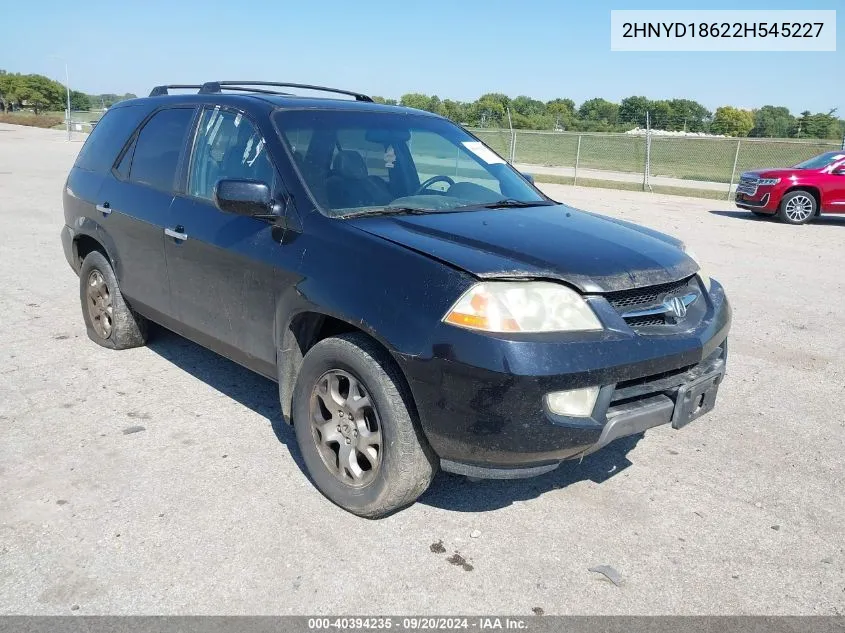 2HNYD18622H545227 2002 Acura Mdx