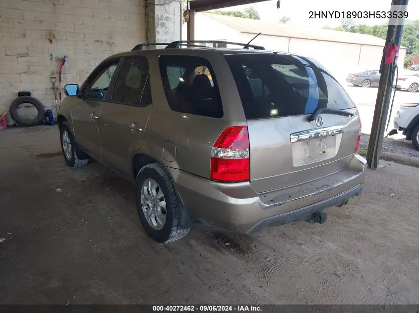 2HNYD18903H533539 2003 Acura Mdx