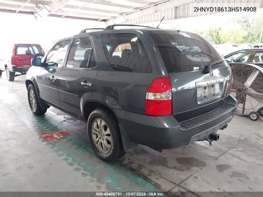 2HNYD18613H514908 2003 Acura Mdx