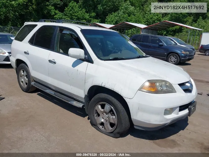 2HNYD182X4H517692 2004 Acura Mdx