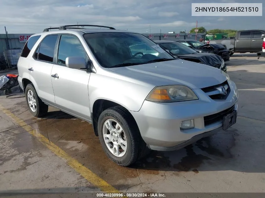 2HNYD18654H521510 2004 Acura Mdx