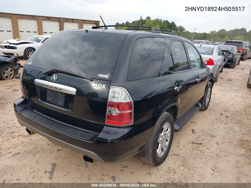 2HNYD18924H505517 2004 Acura Mdx Touring