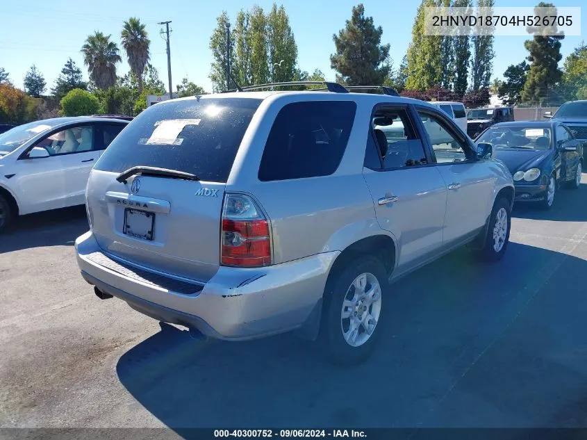 2HNYD18704H526705 2004 Acura Mdx