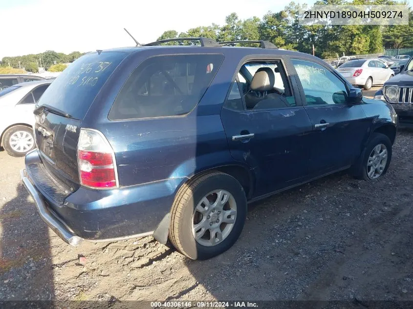 2HNYD18904H509274 2004 Acura Mdx