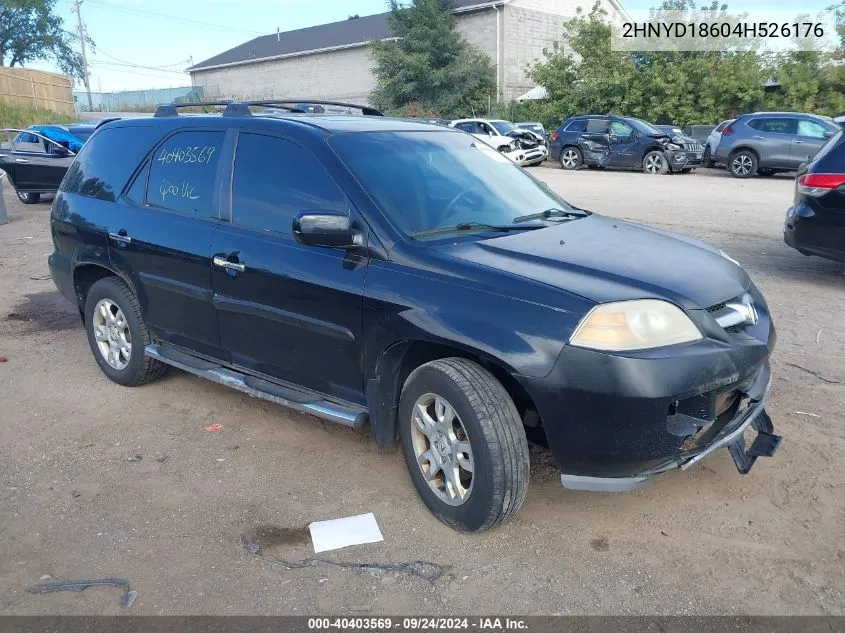 2HNYD18604H526176 2004 Acura Mdx Touring