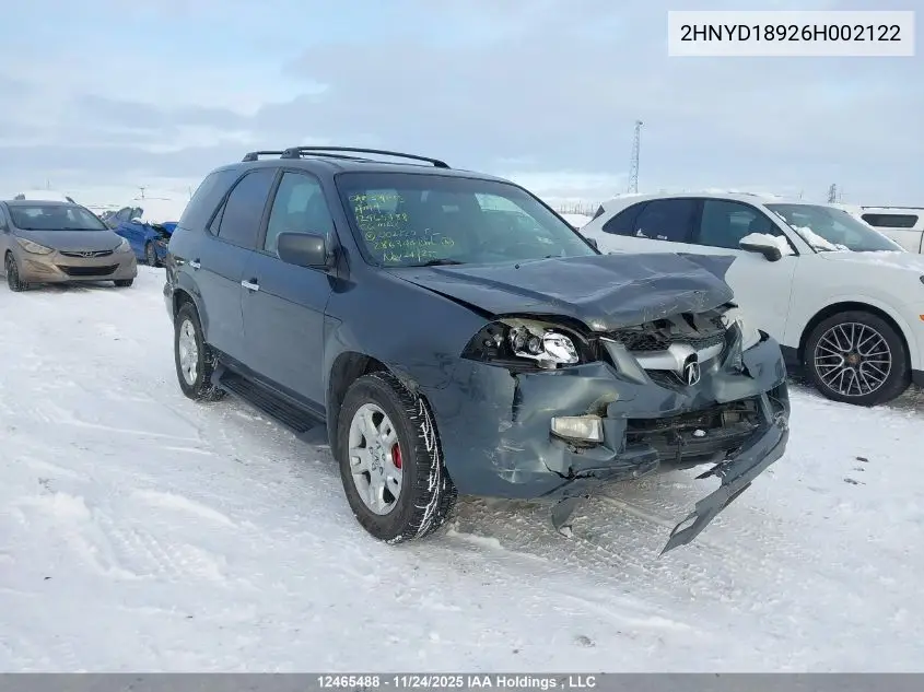 2HNYD18926H002122 2006 Acura Mdx