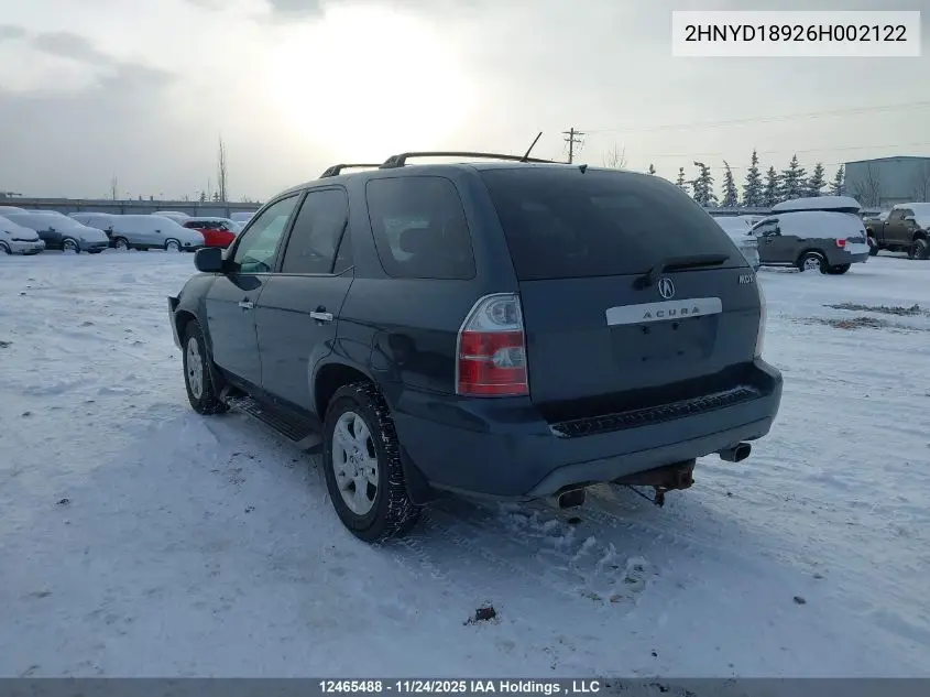 2HNYD18926H002122 2006 Acura Mdx