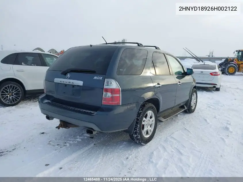2HNYD18926H002122 2006 Acura Mdx