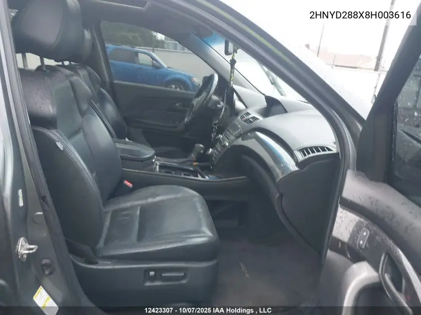 2HNYD288X8H003616 2008 Acura Mdx Sport