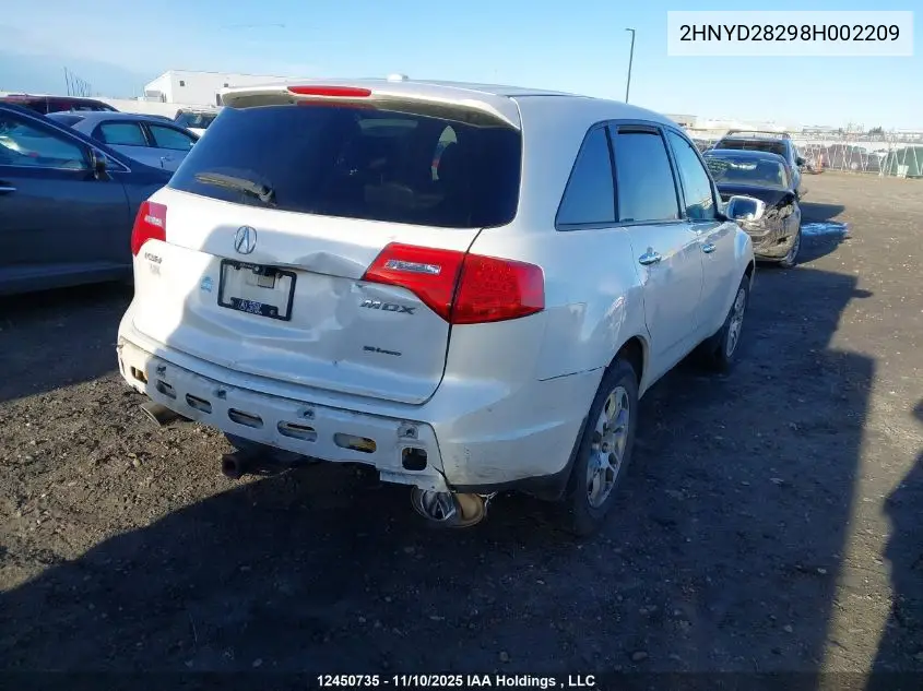 2HNYD28298H002209 2008 Acura Mdx