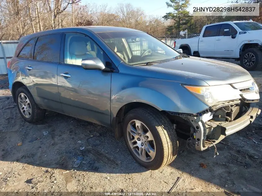 2HNYD28298H542837 2008 Acura Mdx
