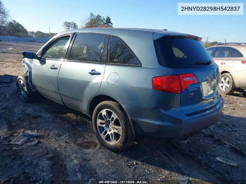 2HNYD28298H542837 2008 Acura Mdx