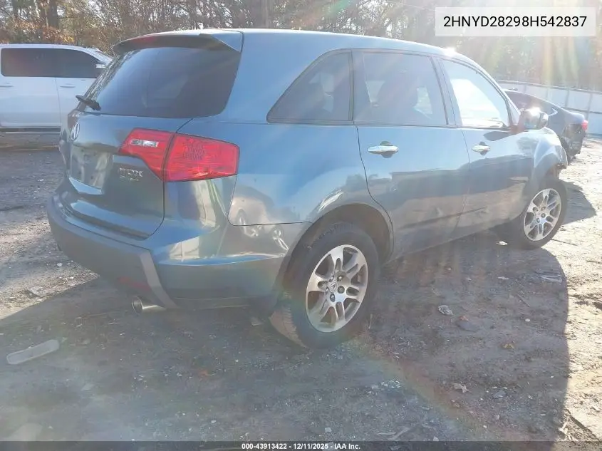 2HNYD28298H542837 2008 Acura Mdx