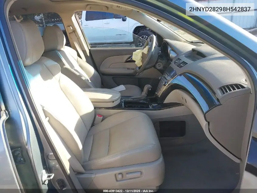 2HNYD28298H542837 2008 Acura Mdx
