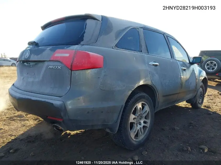 2HNYD28219H003193 2009 Acura Mdx