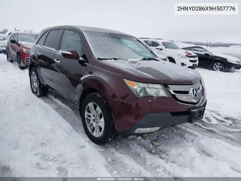 2HNYD286X9H507776 2009 Acura Mdx Technology Package