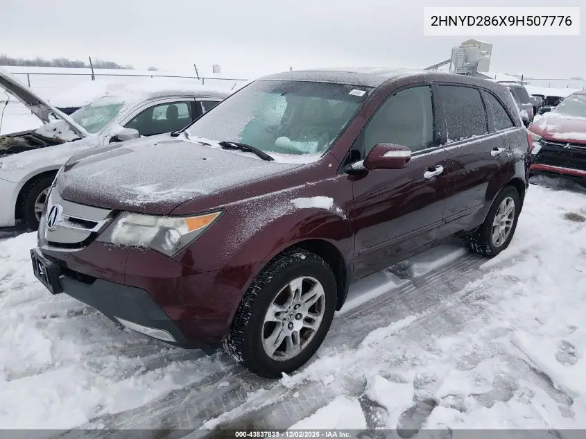 2HNYD286X9H507776 2009 Acura Mdx Technology Package