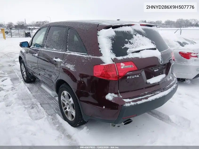 2HNYD286X9H507776 2009 Acura Mdx Technology Package