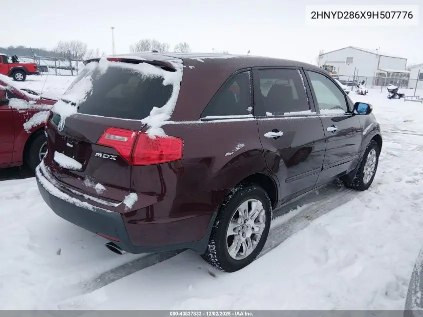 2HNYD286X9H507776 2009 Acura Mdx Technology Package
