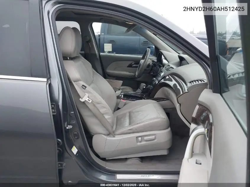 2HNYD2H60AH512425 2010 Acura Mdx Technology Package