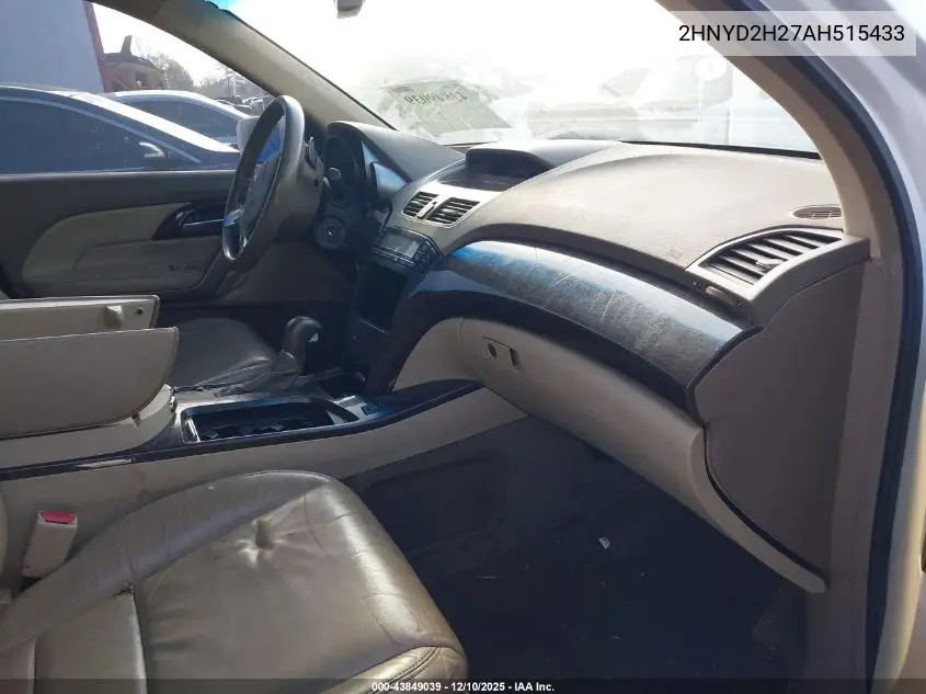 2HNYD2H27AH515433 2010 Acura Mdx