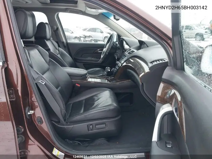 2HNYD2H65BH003142 2011 Acura Mdx Technology