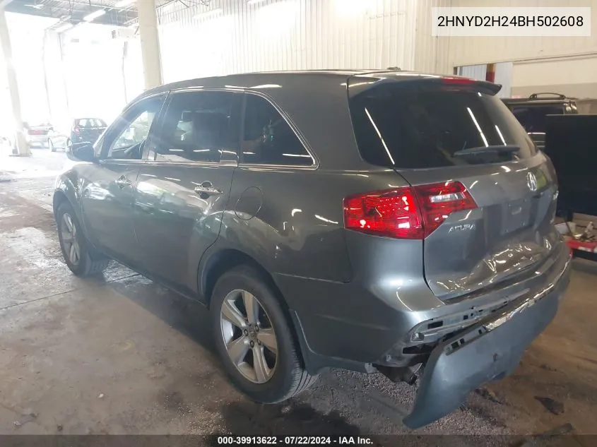 2HNYD2H24BH502608 2011 Acura Mdx