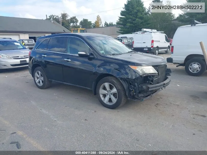 2HNYD2H28BH502272 2011 Acura Mdx