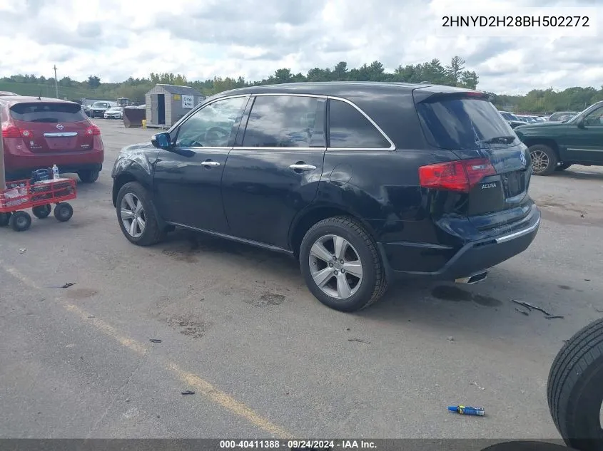 2HNYD2H28BH502272 2011 Acura Mdx