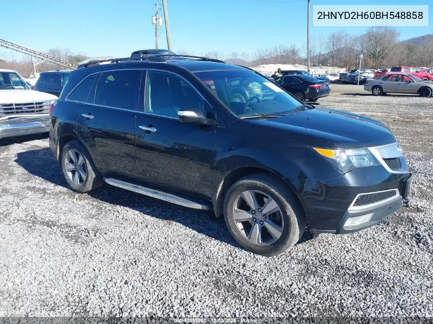 2HNYD2H60BH548858 2011 Acura Mdx Technology Package