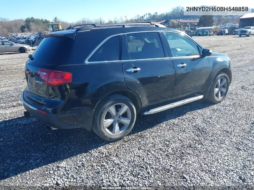 2HNYD2H60BH548858 2011 Acura Mdx Technology Package
