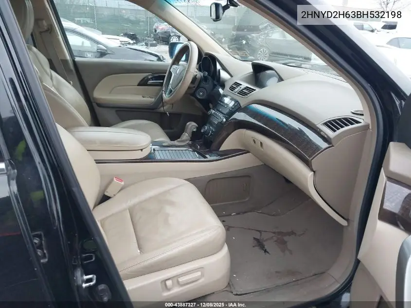 2HNYD2H63BH532198 2011 Acura Mdx Technology Package