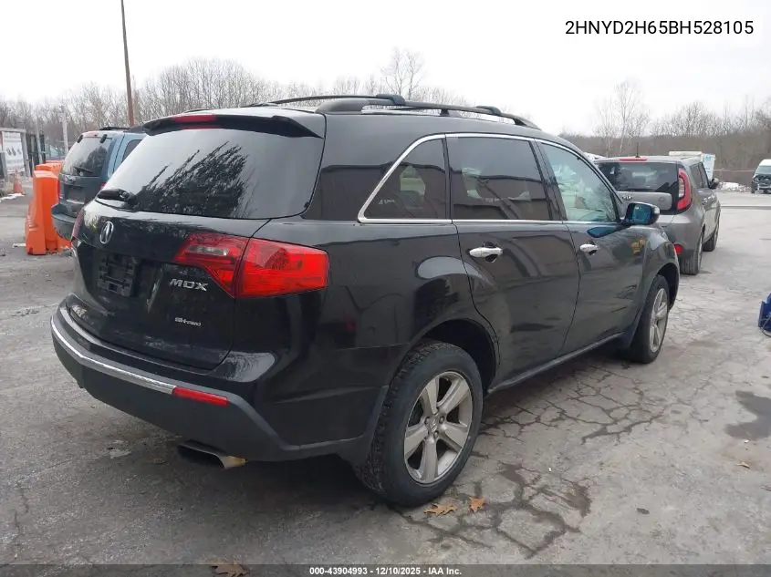2HNYD2H65BH528105 2011 Acura Mdx Technology Package