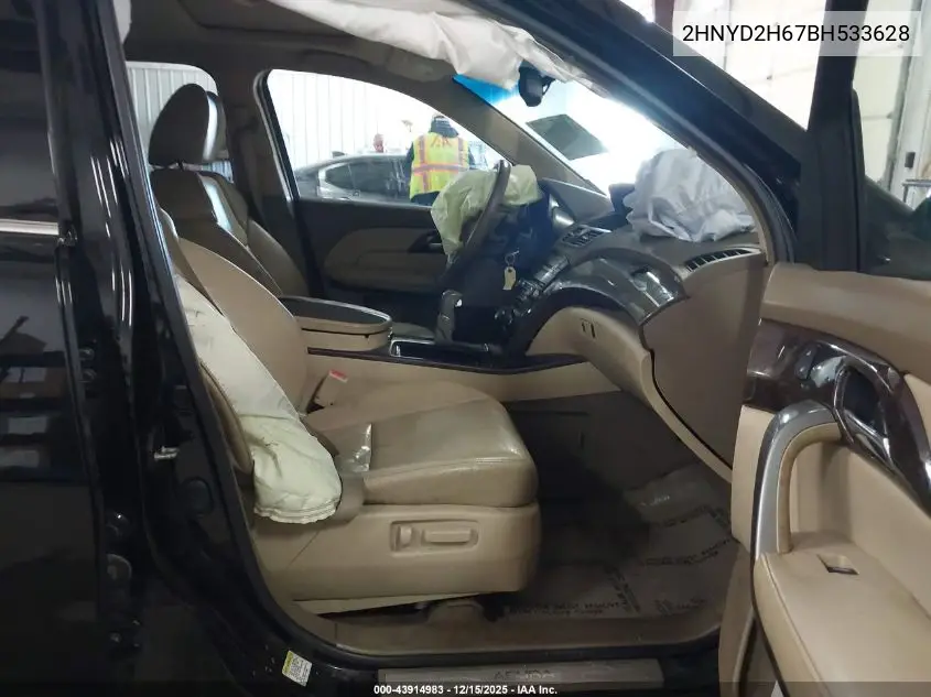 2HNYD2H67BH533628 2011 Acura Mdx Technology Package