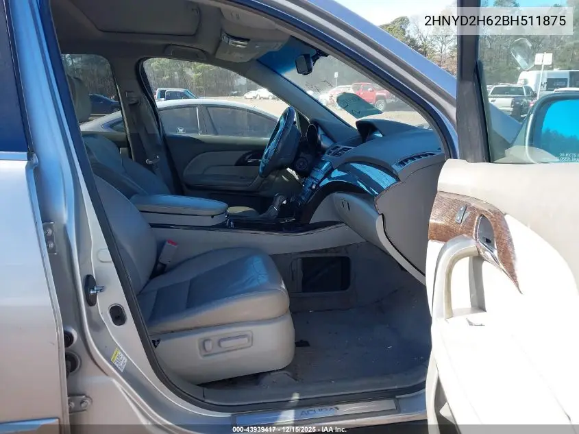 2HNYD2H62BH511875 2011 Acura Mdx Technology Package