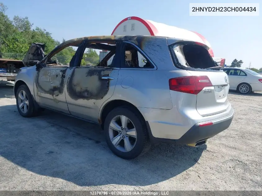 2HNYD2H23CH004434 2012 Acura Mdx