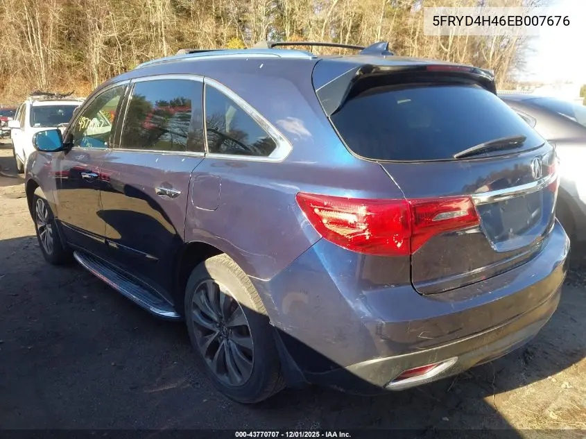 5FRYD4H46EB007676 2014 Acura Mdx Technology Package