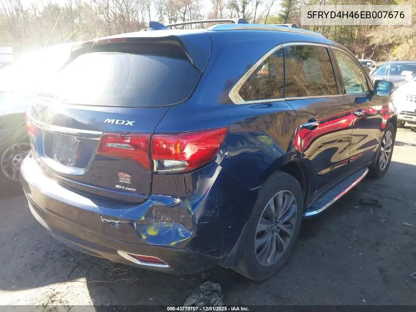 5FRYD4H46EB007676 2014 Acura Mdx Technology Package