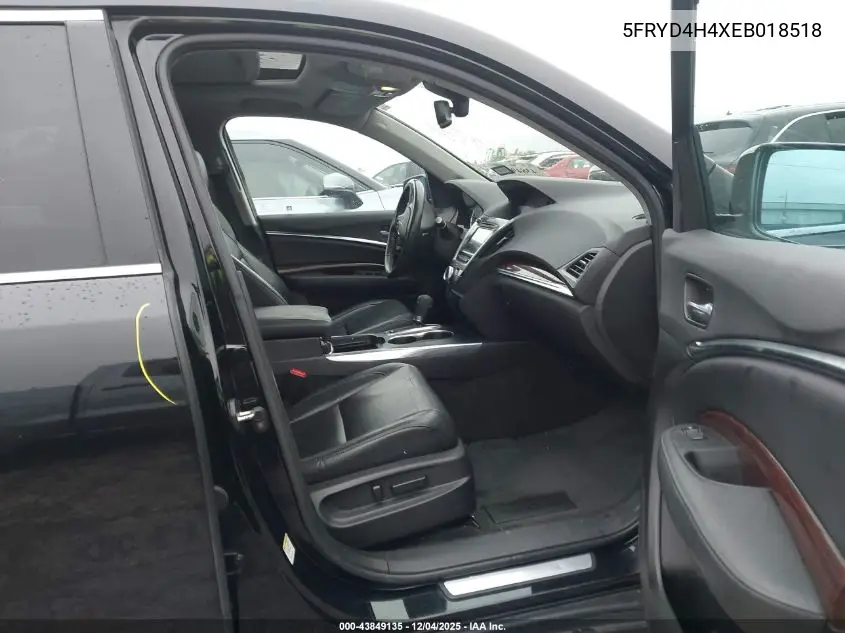 5FRYD4H4XEB018518 2014 Acura Mdx Technology Package