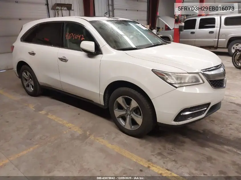 5FRYD3H29EB016073 2014 Acura Mdx
