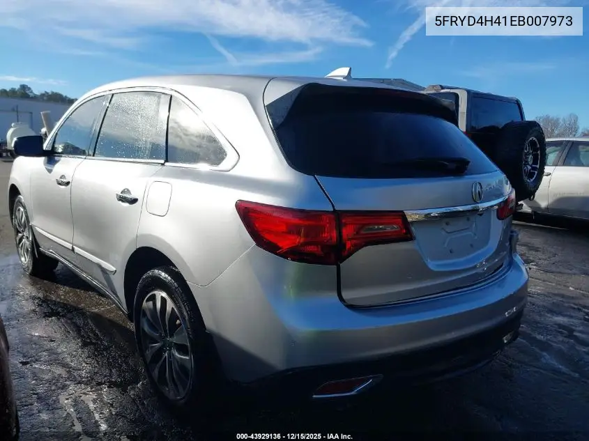 5FRYD4H41EB007973 2014 Acura Mdx Technology Package