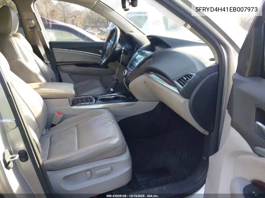 5FRYD4H41EB007973 2014 Acura Mdx Technology Package