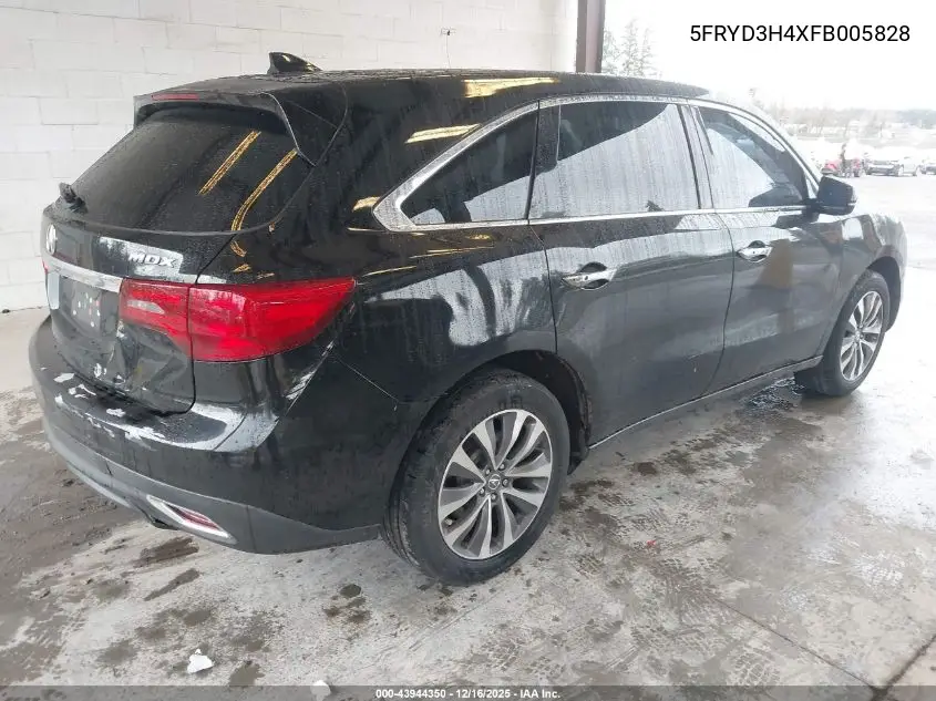 5FRYD3H4XFB005828 2015 Acura Mdx Technology Package