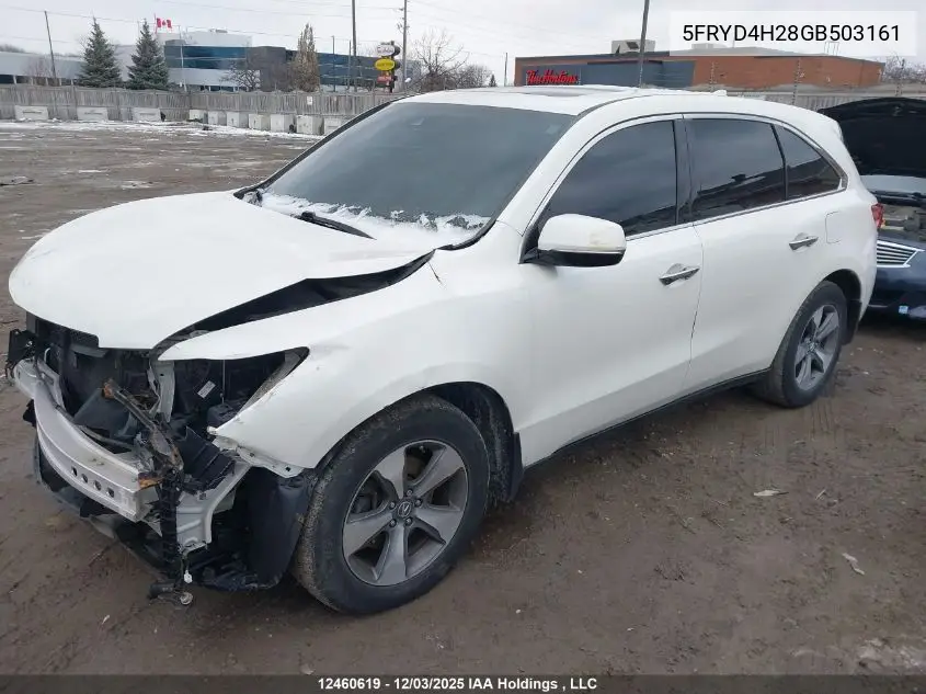 5FRYD4H28GB503161 2016 Acura Mdx
