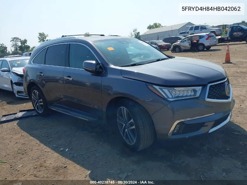 5FRYD4H84HB042062 2017 Acura Mdx Advance Package