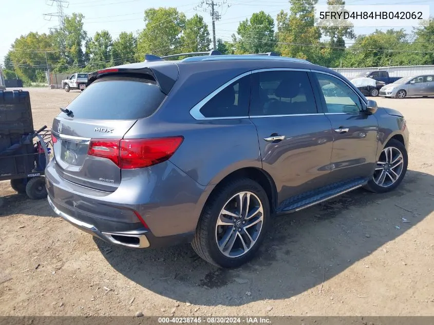 5FRYD4H84HB042062 2017 Acura Mdx Advance Package