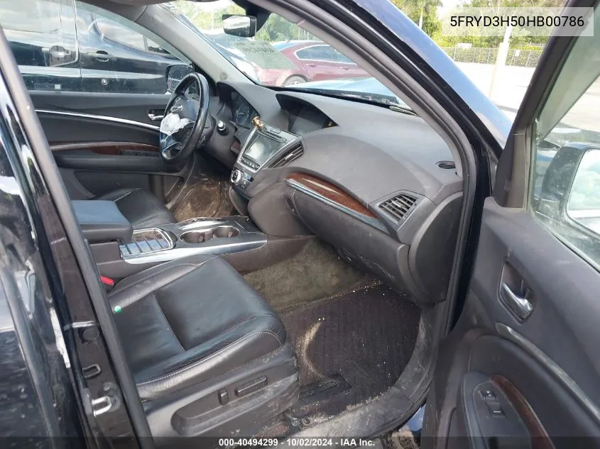 5FRYD3H50HB00786 2017 Acura Mdx Technology